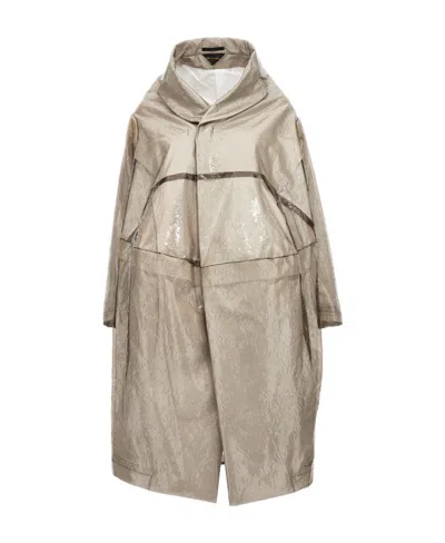 COMME DES GARÇONS COMME DES GARÇONS OVERSIZE HOODED TRENCH COAT