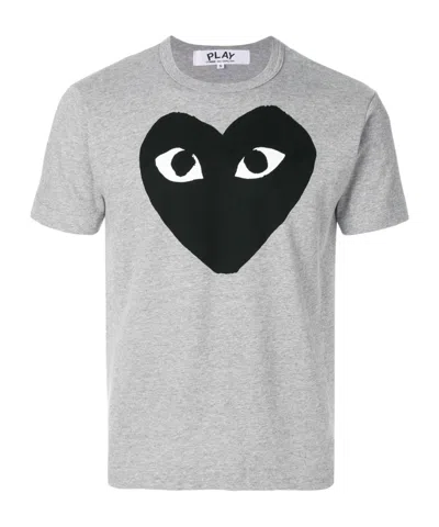 COMME DES GARÇONS COMME DES GARÇONS PLAY HEART PRINTED CREWNECK T-SHIRT