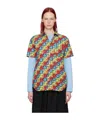 Comme Des Garçons Shirt Andy Warho Printed Poplin Shirt In Multicolor