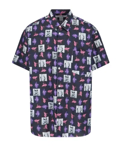 COMME DES GARÇONS COMME DES GARÇONS SHIRT ANDY WARHOL-PRINTED POPLIN SHIRT