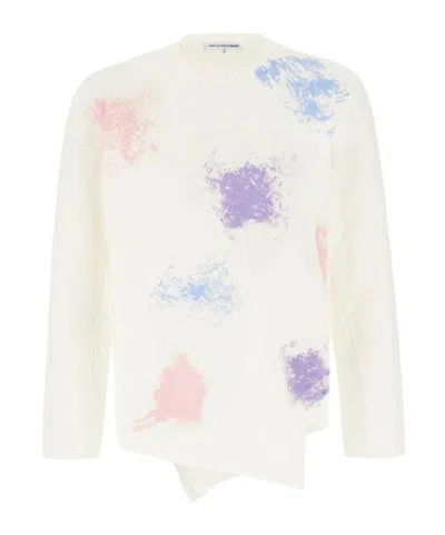 COMME DES GARÇONS COMME DES GARÇONS SHIRT CREWNECK KNITTED JUMPER