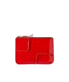 Comme Des Garçons Comme Des Garcons Wallet Glossy Patent Leather In Red