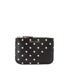 Comme Des Garçons Comme Des Garcons Wallet Polka Dot Wallet In Black