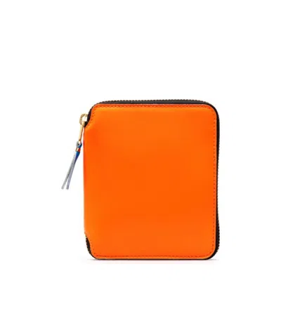 Comme Des Garçons Wallet Small Super Fluo Wallet In Orange