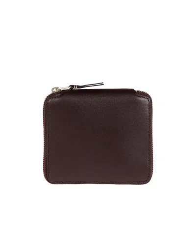 Comme Des Garçons Wallet Zip Around Wallet In Black