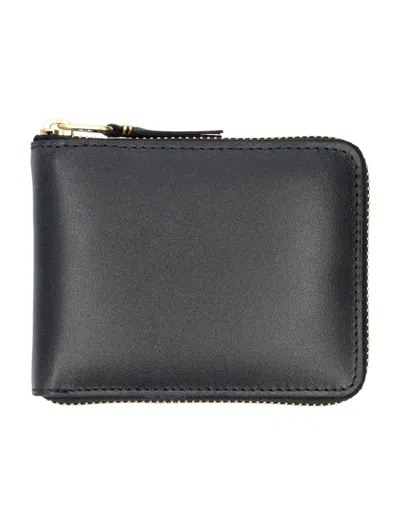 Comme Des Garçons Wallet Small Zip Around Wallet In Black