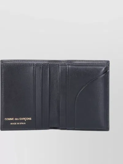 Comme Des Garçons Compact Polka Dot Wallets Cardholders In Grey