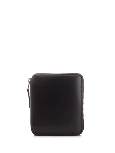 COMME DES GARÇONS COMPACT ZIPPED WALLET WALLETS BLACK