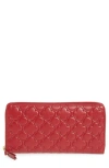 Comme Des Garçons Continental Long Wallet In Red