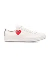 Comme Des Garçons Converse Small Heart Low Top In Yellow