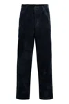 Comme Des Garçons Ribbed Fabric Trousers With Pockets And Loops