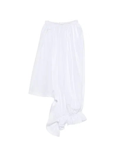 Comme Des Garçons Cotton Blouse In White