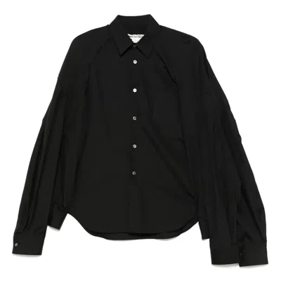 Comme Des Garçons Cotton Broad Shirt In Black
