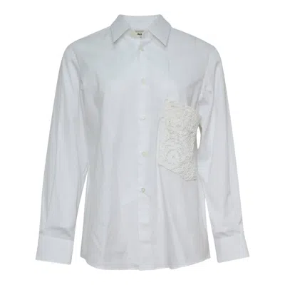 Comme Des Garçons Cotton Broad X Cotton Chemical Blouse