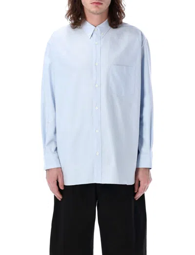 Comme Des Garçons Oxford Button Down Shirt In Blue