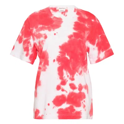 Comme Des Garçons Cotton Jersey Garment Treated Tee In Multi