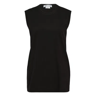 Comme Des Garçons Cotton Jersey T-shirt In Black