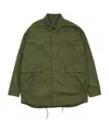 Comme Des Garçons Cotton Overshirt Army Green In Green