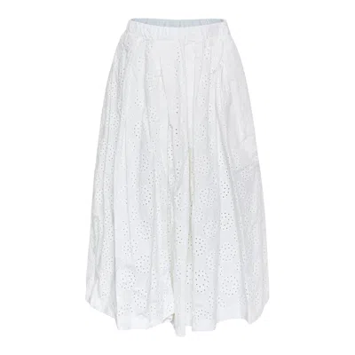 Comme Des Garçons Cotton Poplin Pigment Print Pants