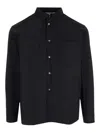 Comme Des Garçons Cotton Poplin Shirt In Black