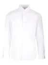 Comme Des Garçons Long Sleeve Shirt Featuring Button Cuffs In White