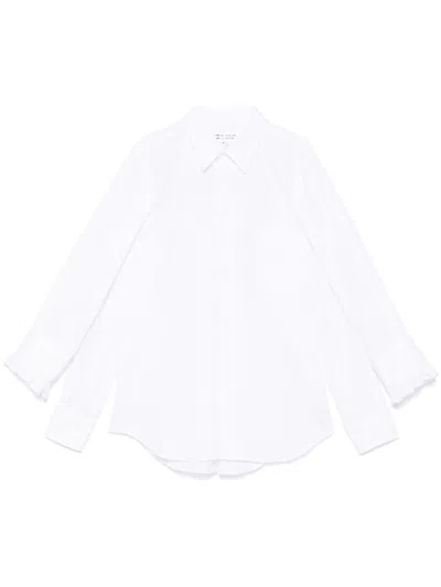 Comme Des Garçons Paul Smith Cotton Shirt In White