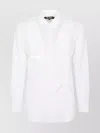 Comme Des Garçons Cotton Shirt Cut-out Long Sleeves