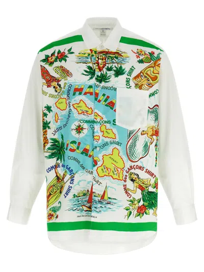 Comme Des Garçons Cotton Shirt In Multi