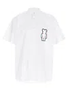 Comme Des Garçons Shirt Be@rbrick Graphic Print Short Sleeves In White