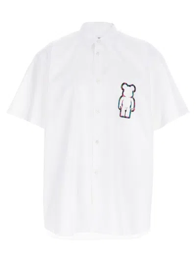 COMME DES GARÇONS COTTON SHIRT WITH BE@RBRICK GRAPHIC