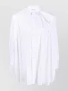 Comme Des Garçons White Side Slit Shirt
