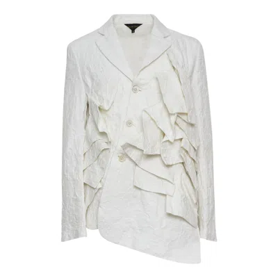 Comme Des Garçons Cotton Silk Gros Grain Brocade Jacket