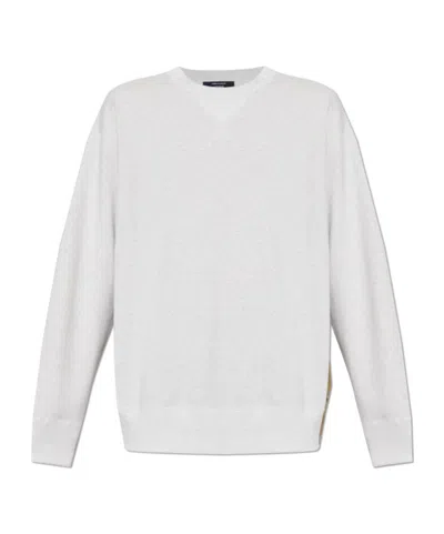 Comme Des Garçons Cotton Sweatshirt In White