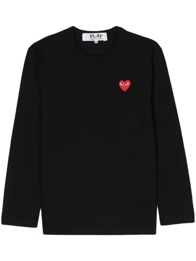 Comme Des Garçons Cotton T-shirt In Black