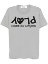 Comme Des Garçons Cotton T-shirt In Gray