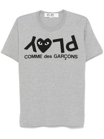 Comme Des Garçons Cotton T-shirt In Gray