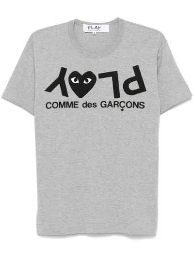 Comme Des Garçons Cotton T-shirt In Gray