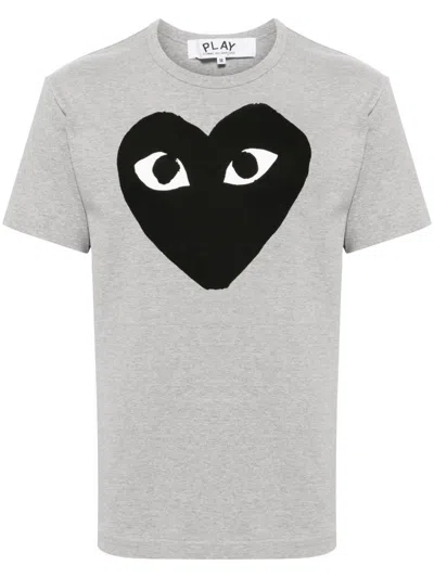 Comme Des Garçons Cotton T-shirt In Gray