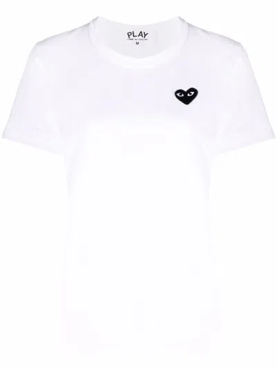 Comme Des Garçons Cotton T-shirt In White