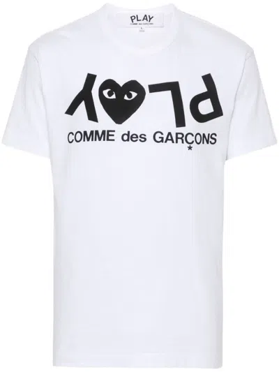 Comme Des Garçons Comme Des Garcons Cotton T Shirt In White