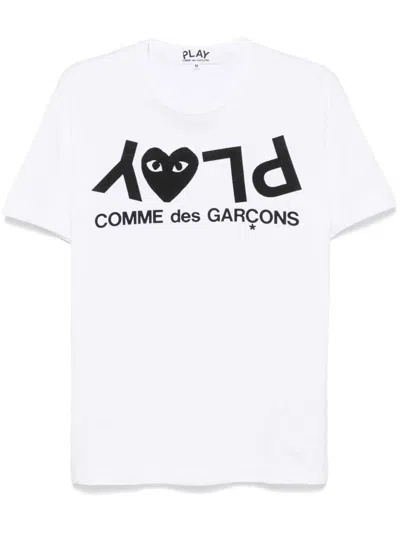 Comme Des Garçons Cotton T-shirt In White