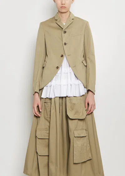 Comme Des Garçons Cotton Twill Jacket