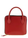 Comme Des Garçons Cowhide Zip-around Wallet In Red