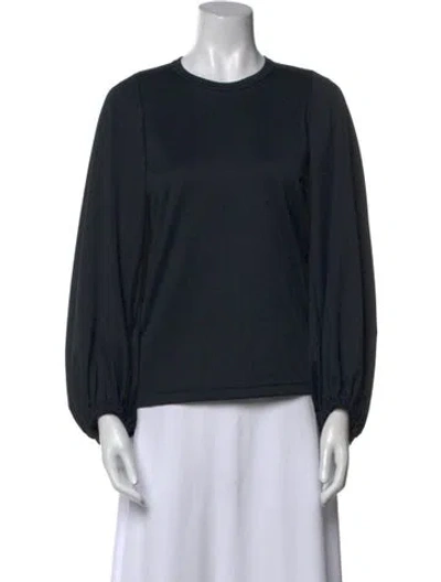 Pre-owned Comme Des Garçons Crew Neck Long Sleeve Sweatshirt In Black