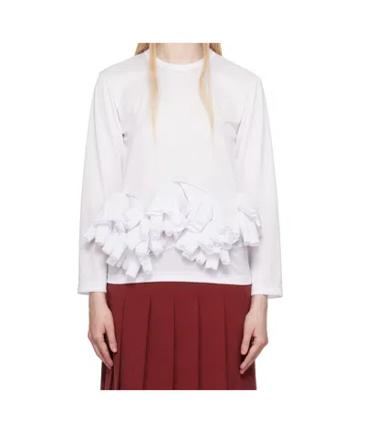 Comme Des Garçons Crew Neck Long Sleeve Top