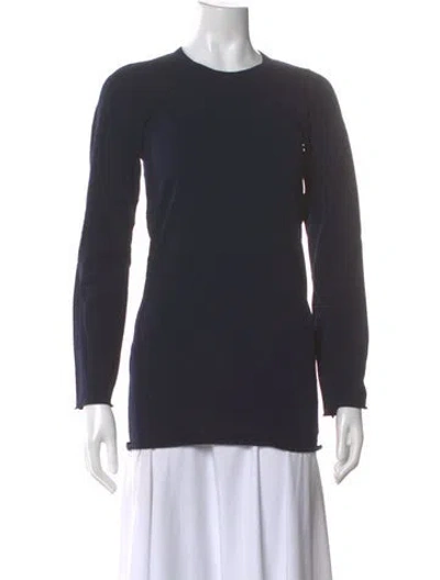 Pre-owned Comme Des Garçons Crew Neck Long Sleeve Top In Gray