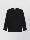 Comme Des Garçons Crew Neck Long Sleeves Straight Hem