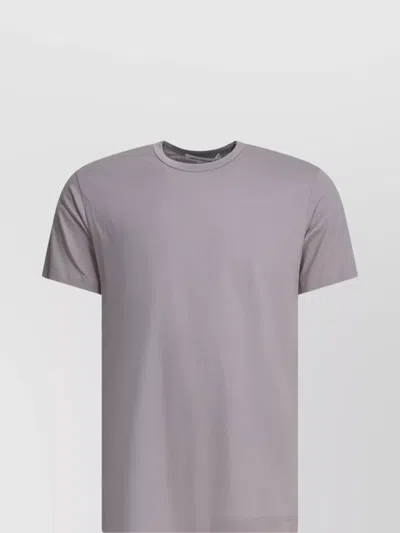 Comme Des Garçons Crew Neck Plain Design Short Sleeves In Gray
