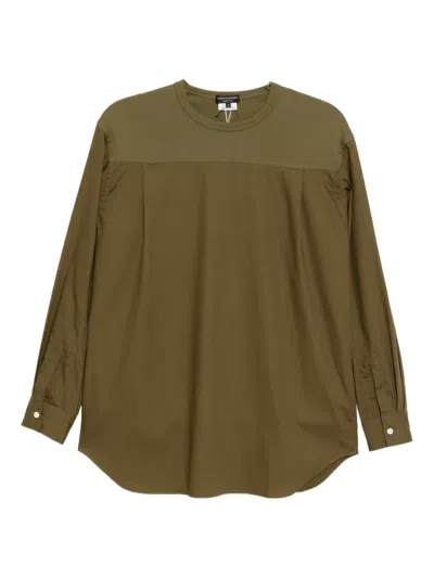 Comme Des Garçons Crew-neck Shirt In Green