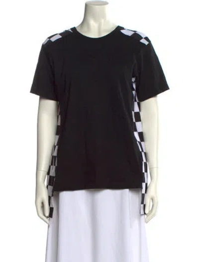 Pre-owned Comme Des Garçons Crew Neck Short Sleeve T-shirt In Black
